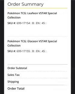 PRESALE-Pokemon 4X Leafeon/4X Glaceon VStar Special Collection SEALED Lot of 8 - Image 5