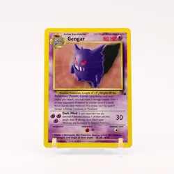 Gengar - 20/62 Fossil Unlimited Rare Pokemon - NM/LP - Image 1