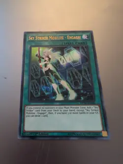 Yugioh Sky Striker Mobilize - Engage! MP19-EN260 1st Edition Ultra Rare NM - Image 1