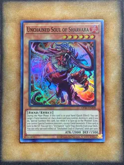 Yugioh Unchained Soul of Sharvara OP24-EN008 Super Rare NM - Image 1
