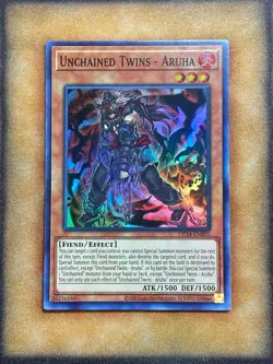Yugioh Unchained Twins - Aruha OP24-EN005 Super Rare NM - Image 1