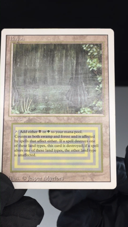 Magic the Gathering Bayou Revised Edition-MTG Bayou 3rd Ed. Wizards of the Coast - Image 2