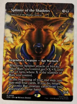 Splinter Of The Shadows - Ashcoat Of The Shadow Swarm PZA #6 NM - Image 1