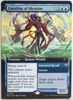 Emeritus of Ideation [New, Near Mint] Extended Art {Secrets of Strixhaven} - Image 1