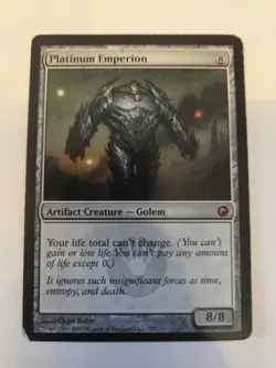 MTG Platinum Emperion - Scars of Mirrodin #193 MP - Image 1