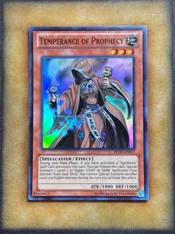 Yugioh Temperance of Prophecy REDU-EN017 Super Rare NM - Image 1