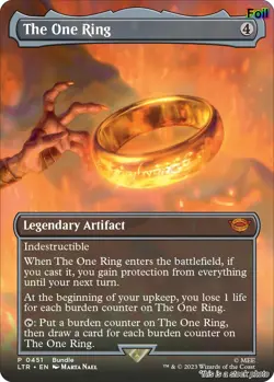 The One Ring (Borderless) [UMP - 451] - NM [Foil] TCG MTG - Image 1