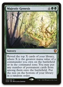 Majestic Genesis #240 (NM) Baldur's Gate CLB Magic MTG - Image 1