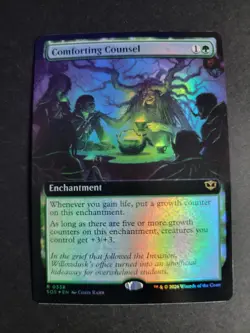 Comforting Counsel (Extended Art Foil) Rare MTG Secrets of Strixhaven - Image 1