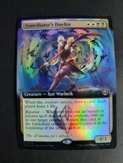 Conciliator's Duelist (Extended Art Foil) Rare MTG Secrets of Strixhaven - Image 1