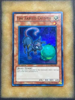 Yugioh The Fabled Catsith HA04-EN007 Super Rare 1st Ed LP - Image 1