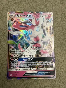 Pokemon TCG Sylveon GX Guardians Rising Ultra Rare Card 92/145 Mint - Image 1