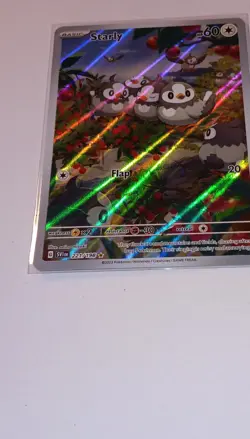 Pokemon TCG Starly 221/198 SV01 Scarlet & Violet Illustration Rare Holo 60 HP - Image 1