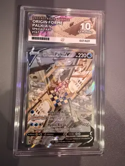 ACE 10 Origin Forme Palkia V 167/189 Pokemon TCG Perfect Subgrades - Image 1