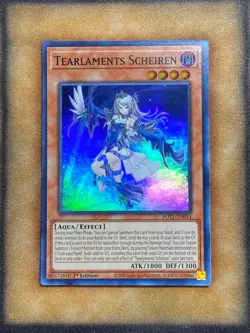 Yugioh Tearlaments Scheiren POTE-EN014 Super Rare 1st Ed NM - Image 1