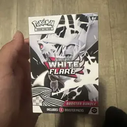 Pokemon TCG Scarlet & Violet White Flare Booster Bundle Box Reshiram English - Image 1