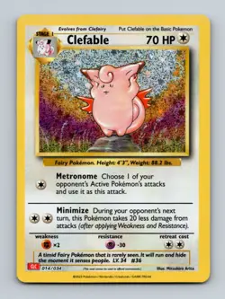 Pokemon Clefable 014/034 CLC Classic Collection NM English - Image 1