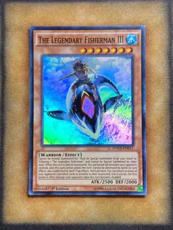 Yugioh The Legendary Fisherman III DOCS-EN017 Super Rare 1st Ed NM - Image 1
