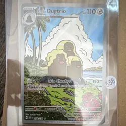Pokemon Alolan Dugtrio 208/191 Illustration Rare Holo 110 HP - Image 1