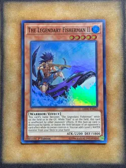 Yugioh The Legendary Fisherman II LEDU-EN015 Super Rare 1st Ed NM - Image 1