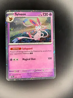 Sylveon 040/131 Holo Rare SV: Prismatic Evolutions Pokemon Near Mint - Image 1