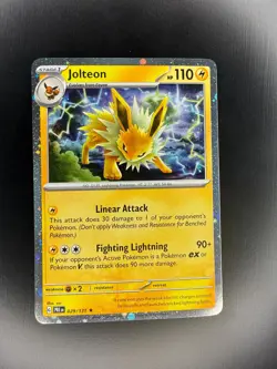 Jolteon 029/131 Holo Rare SV: Prismatic Evolutions Pokemon Near Mint - Image 1