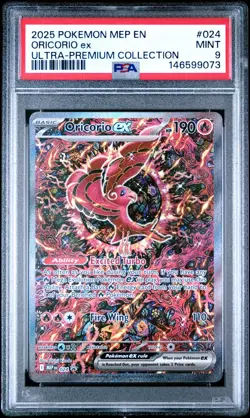 Pokemon Oricorio Full Art EX Phantasmal Flames UPC #24 PSA 9 MINT LIST B - Image 1