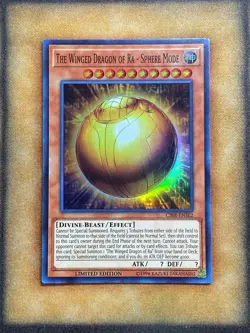 Yugioh The Winged Dragon of Ra - Sphere Mode CIBR-ENSE2 Super Rare NM - Image 1