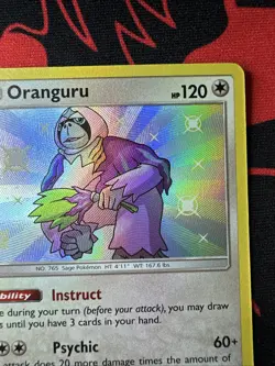 Pokemon Oranguru SV44/SV94 Hidden Fates Shiny Ultra Rare Holo NM - Image 2