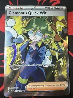 Clemont's Quick Wit 229/191 - S&V: Surging Sparks Ultra Rare - Pokemon TCG (NM) - Image 1