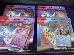 Pokemon Prismatic Evolutions Tech Sticker Collection Lot 4 Sealed 🔥 - Image 1