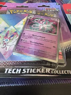 Pokemon Prismatic Evolutions Tech Sticker Collection Lot 4 Sealed 🔥 - Image 2
