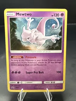 Pokemon Mewtwo SM77 Sm Holo - Image 2