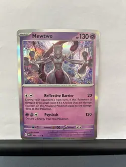 Pokemon Mewtwo 150/165 Sv: Scarlet & Violet 151 Holo - Image 1