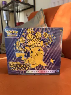 Pokemon TCG Scarlet & Violet - Surging Sparks Elite Trainer Box ETB - SLIGHT RIP - Image 1