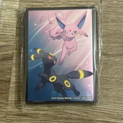 Pokemon TCG Prismatic Evolutions Umbreon Espeon (65) Sleeves Sealed - Image 1