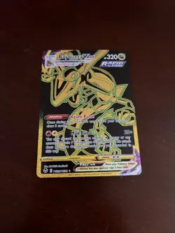 Pokemon TCG Rayquaza VMAX TG29/TG30 Silver Tempest Secret Rare Holo 320HP - Image 1