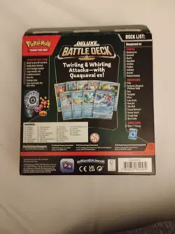 Pokemon TCG Deluxe Battle Deck Quaquaval EX NEW/SEALED - Image 2