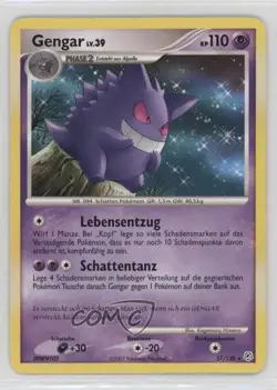 Gengar German Pokemon Diamond & Pearl Base Set #27 2007 - Image 1