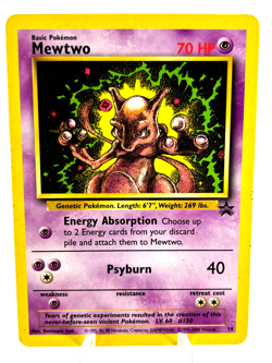 Mewtwo #14 - Black Star Promo - Vintage WOTC - Pokemon - MP - Image 1