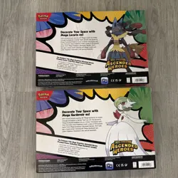 Lot of 2 Pokemon Prem. Poster Collection Mega Lucario/Gardevoir Ascended Heroes - Image 2