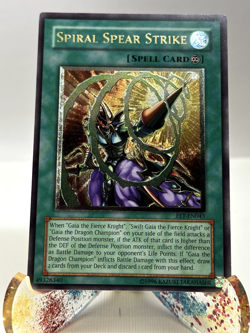 YuGiOh! Spiral Spear Strike FET-EN043 Unlimited Ultimate Rare LP - Image 1