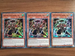3x Yu-Gi-Oh! SPWA-DE043 Legendare Sechs Samurai - Kageki Super Rare NM 1st - Image 1