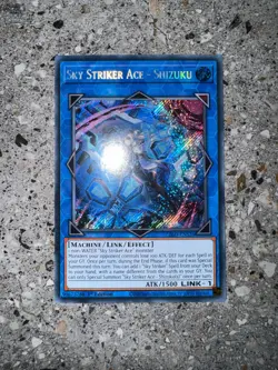 Yugioh TCG Sky Striker Ace - Shizuku L26D-ENS26 Secret Rare 1st Edition NM-M - Image 3