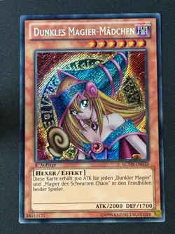 Dunkles Magier-Madchen LCYW-DE022 Secret Rare Deutsch NM YUGIOH - Image 1