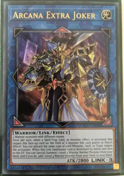 YuGiOh Arcana Extra Joker Ultra Rare CT15-EN006 NM - Image 1
