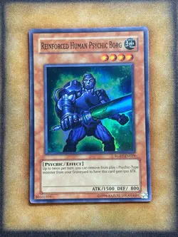 Yugioh Reinforced Human Psychic Borg RGBT-EN029 Super Rare NM - Image 1