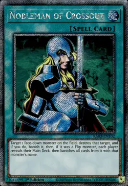 Nobleman Of Crossout - Platinum Secret Rare 1st Edition RA03-EN102 - NM - YuGiOh - Image 1