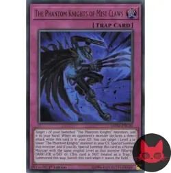 Yugioh The Phantom Knights of Mist Claws LEHD-ENC30 Ultra Rare 1st Edition NM - Image 1