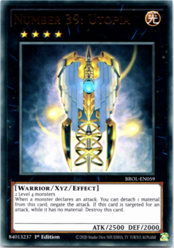 Number 39: Utopia - BROL-EN059 - Ultra Rare - 1st Edition - Yugioh - Image 1